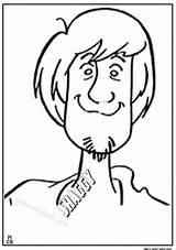 Scooby Doo Coloring Shaggy Pages Drawing Face Getdrawings Getcolorings Print sketch template