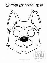 Shepherd German Outline Simplemomproject Colouring Craft sketch template
