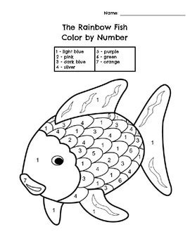 rainbow fish color  number  baslers  tpt