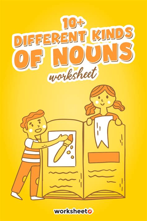 kinds  nouns worksheet    worksheetocom
