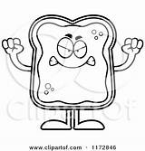 Clipart Toast Jam Mascot Mad Cartoon Cory Thoman Vector Outlined Coloring Royalty Jelly Jar Grape Knife Plate 2021 sketch template