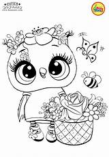 Coloring Pages Cuties Cute Doll Cutie Bojanke Animal Printable раскраски Books Para Colorir Desenhos Pintar Kids Printables Preschool Fofos Owl sketch template