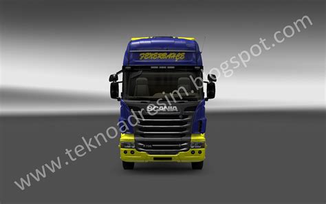 euro truck simulator  scania fenerbahce skin teknoadresim