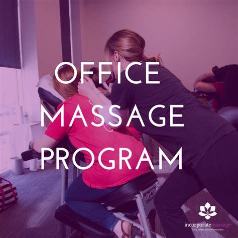 do you have an office massage program or are thinking about starting