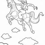 Cheval Caballo Hellokids Cuentos Hechizado Galloping Enchanté Enchanted Animal Pasture sketch template
