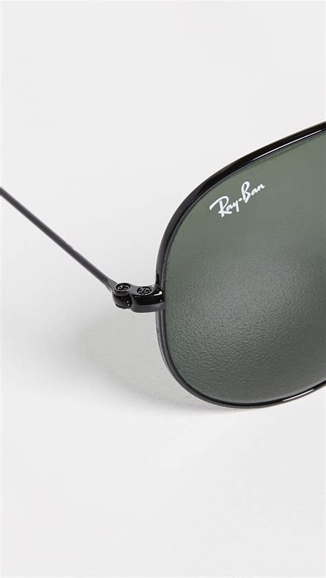 ray ban rb3025 oversized classic aviator polarized sunglasses shopbop