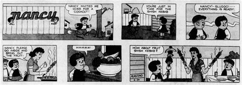 nancy comic strip 1984 06 24 featuring aunt fritzi ritz and sluggo by