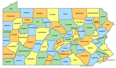 pa county interactive map