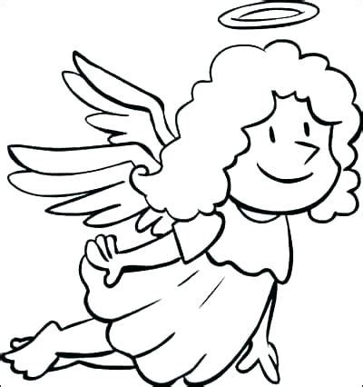 angel coloring pages  kids  getcoloringscom  printable