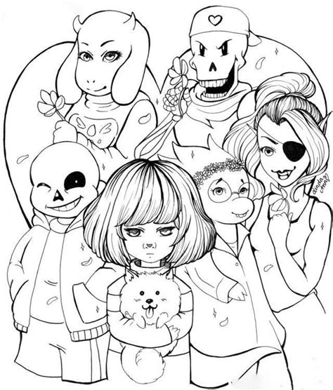 angry chara coloring page  printable coloring pages