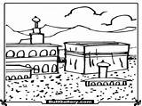 Kaaba Kabah sketch template