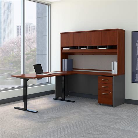 Bush Business Furniture Series C 72w L Shaped Desk With 60w Height