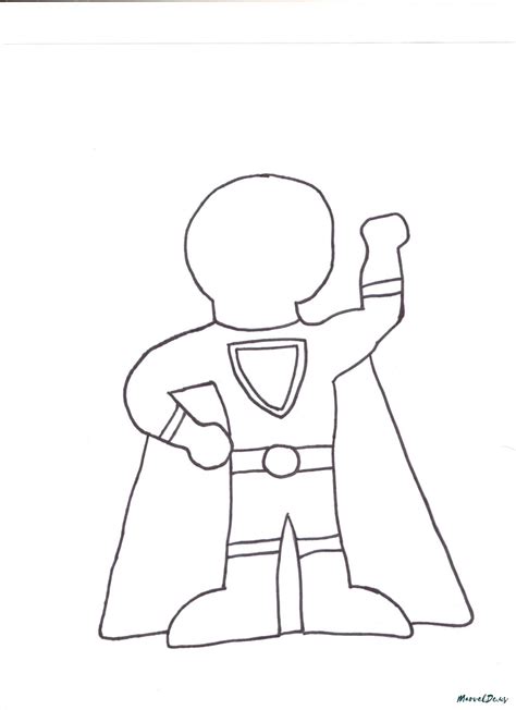 superhero drawing template  getdrawings