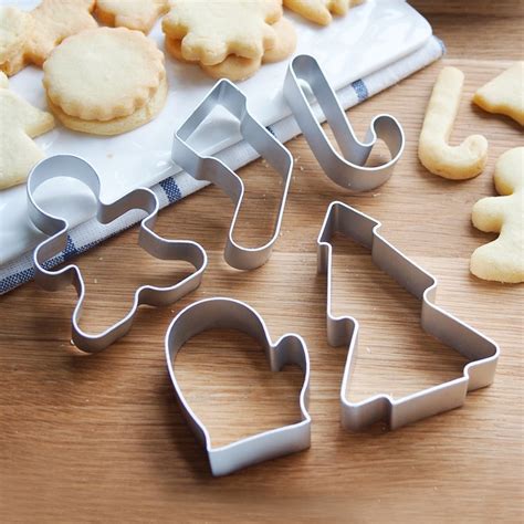 pcsset christmas cookie cutter biscuit mould aluminum sugarcraft