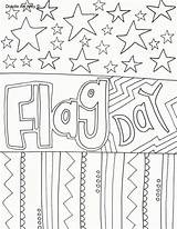 Flag Coloring Pages Alley Doodle sketch template