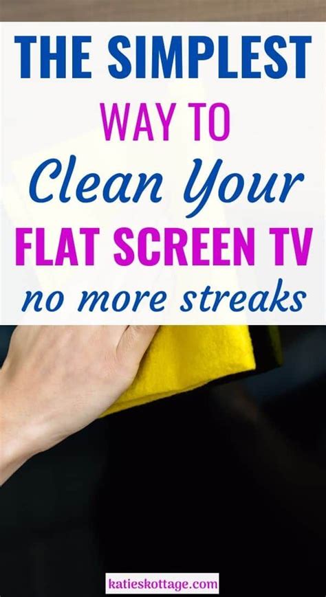 clean  flat screen tv  simple  katieskottage