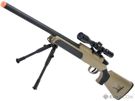 bolt action aps2 zm51 airsoft sniper rifle color tan airsoft guns