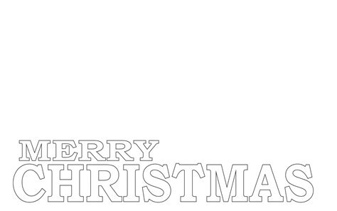 merry christmas coloring page  stock photo public domain pictures