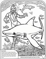 Coloring Shark Pages Printable Sharks Color Book Kids Boys Colouring Dover Sheet Doverpublications Rocks Adults Publications Info Grade 2nd Sheets sketch template