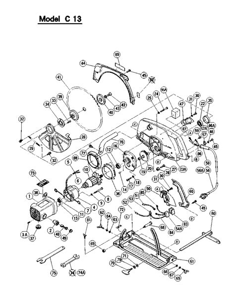 buy hitachi  replacement tool parts hitachi  diagram