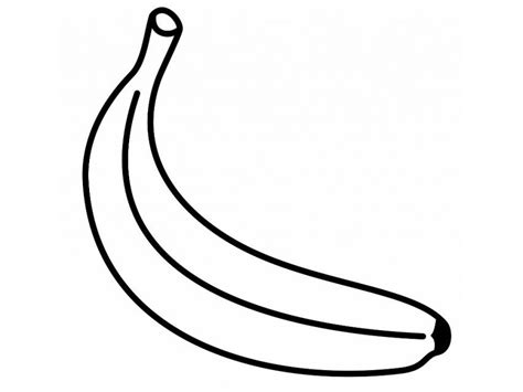printable banana coloring page sketch coloring page