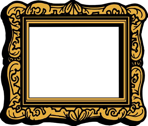 picture frame  stock photo illustration   blank picture