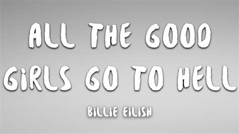 billie eilish   good girls   hell lyrics chords chordify