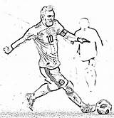 Messi Värityskuva Jalkapallo sketch template