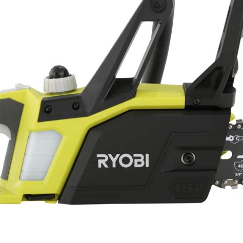 New 18 Volt Lithium Ion Cordless Hand Chainsaw Ryobi One 10 Inch Tool