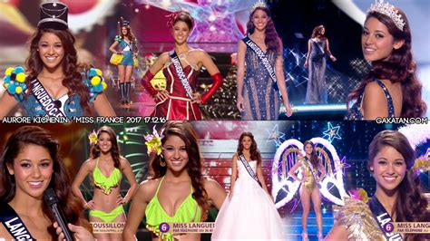 aurore kichenin miss languedoc roussillon 2016 lors de la finale miss france 2017 photos