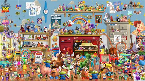 Here S Every Single Toy Story Character In One Picture