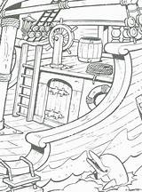 Piet Piraat Schip Dolfijn Cliparts Piraci Pirat Kolorowanki Dla Ausmalbilder Animaatjes sketch template