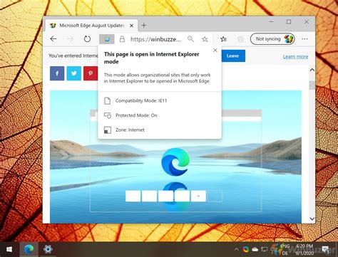 windows     internet explorer mode  microsoft edge