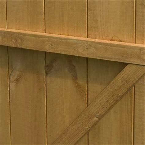 tongue  groove tall pent shed  front doors