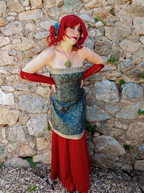 triss merigold the witcher cosplay etsy