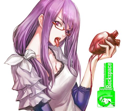 Kamishiro Rize Tokyo Ghoul Render By Azizkeybackspace