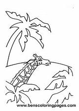 Oasis Coloring Pages Getcolorings Giraffe sketch template
