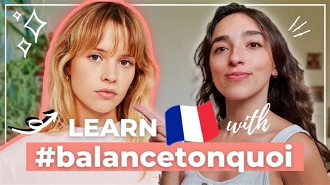 learn french  angele explaining balance ton quoi lyrics  subtitles youtube