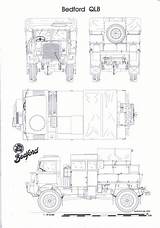 Bedford Dibujos Blueprint Madera Planos Carros Blueprints Vehicles sketch template