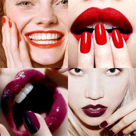 magna par matching lipstick nail polish makeup sets in red pink