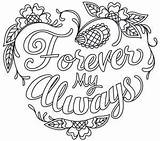 Coloring Pages Forever Always Adult Printable Urban Embroidery Threads Patterns Unique Urbanthreads Choose Board Designs Valentine Mindfulness sketch template