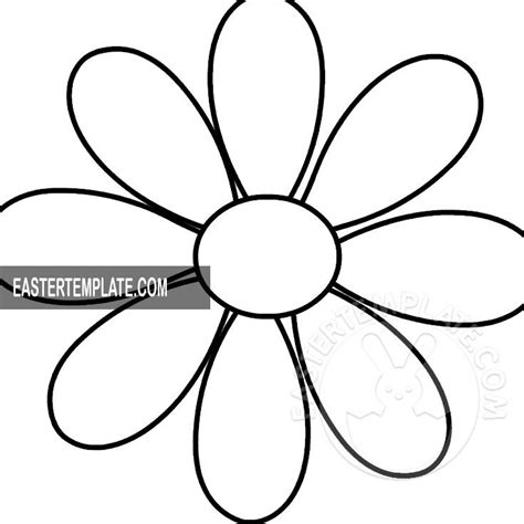 printable daisy template easter template