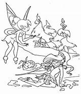 Hadas Colorare Tinkerbell Fairies Malvorlagen Ausmalbilder Disegni Colorea Kids sketch template