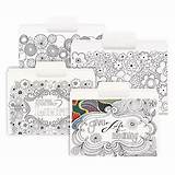 Folders Supertab Smead Coloring  Pack Expansion Letter Size Item sketch template