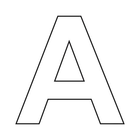 printable alphabet stencil letters template