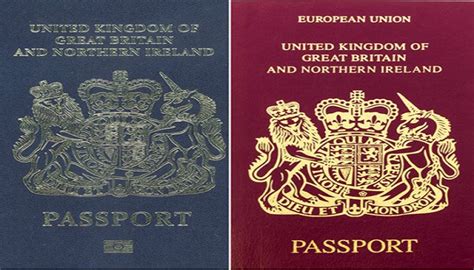 Uk To Start Issuing Post Brexit Blue Passports