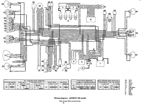 yamaha motorcycle xj wiring diagram  yamaha xj seca wiring diagram yamaha xj