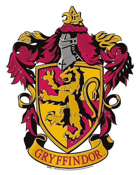 gryffindor crest  harry potter wall mounted official cardboard