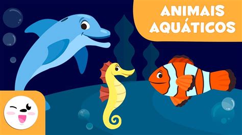 animais aquaticos  criancas vocabulario  criancas youtube