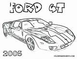 Coloring Ford Pages Car Gt Mustang Exotic Race Raptor Outline Stingray Drawing Corvette F1 F250 Printable Adults Getcolorings Color Cars sketch template